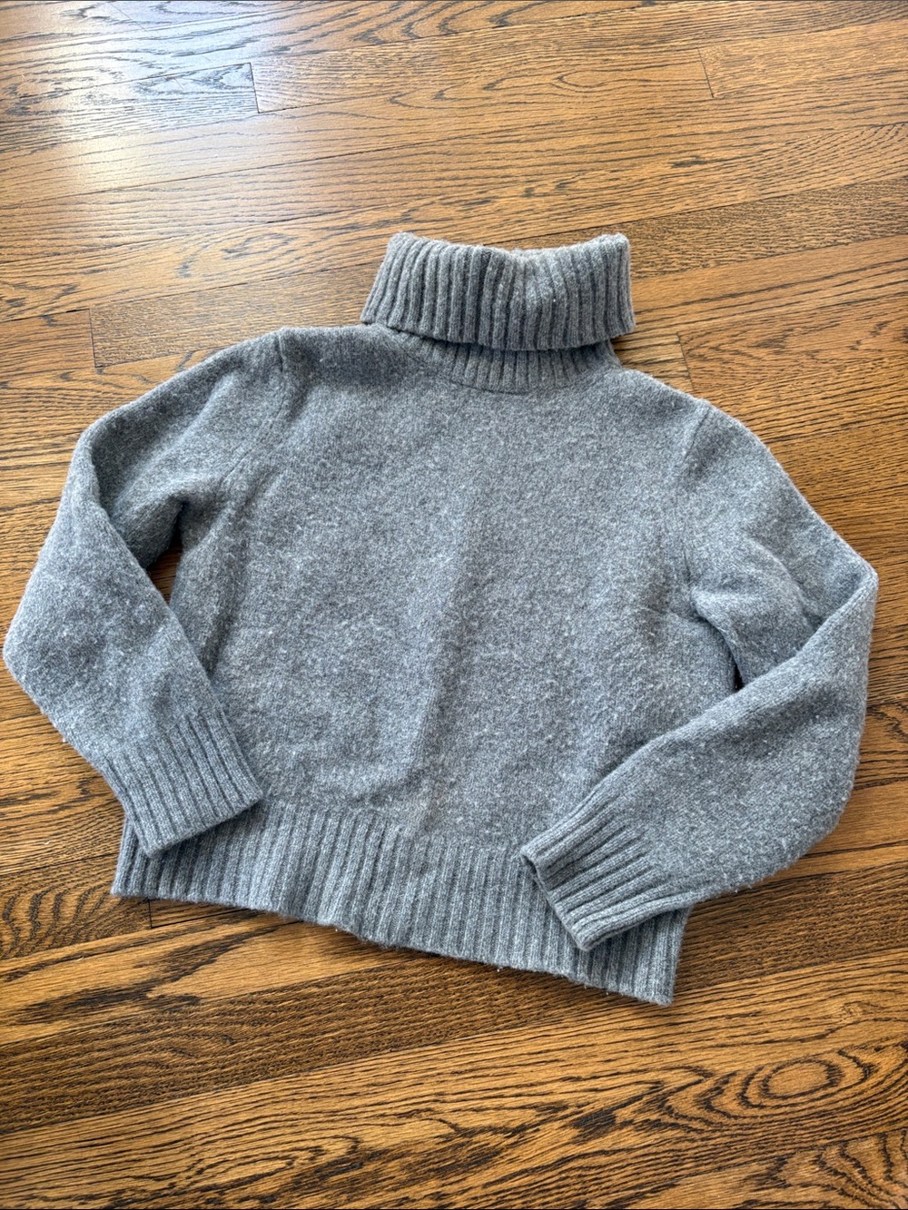 Polo by Ralph Lauren Cozy Grey Turtleneck Sweater - Women's Knit Pullover, M